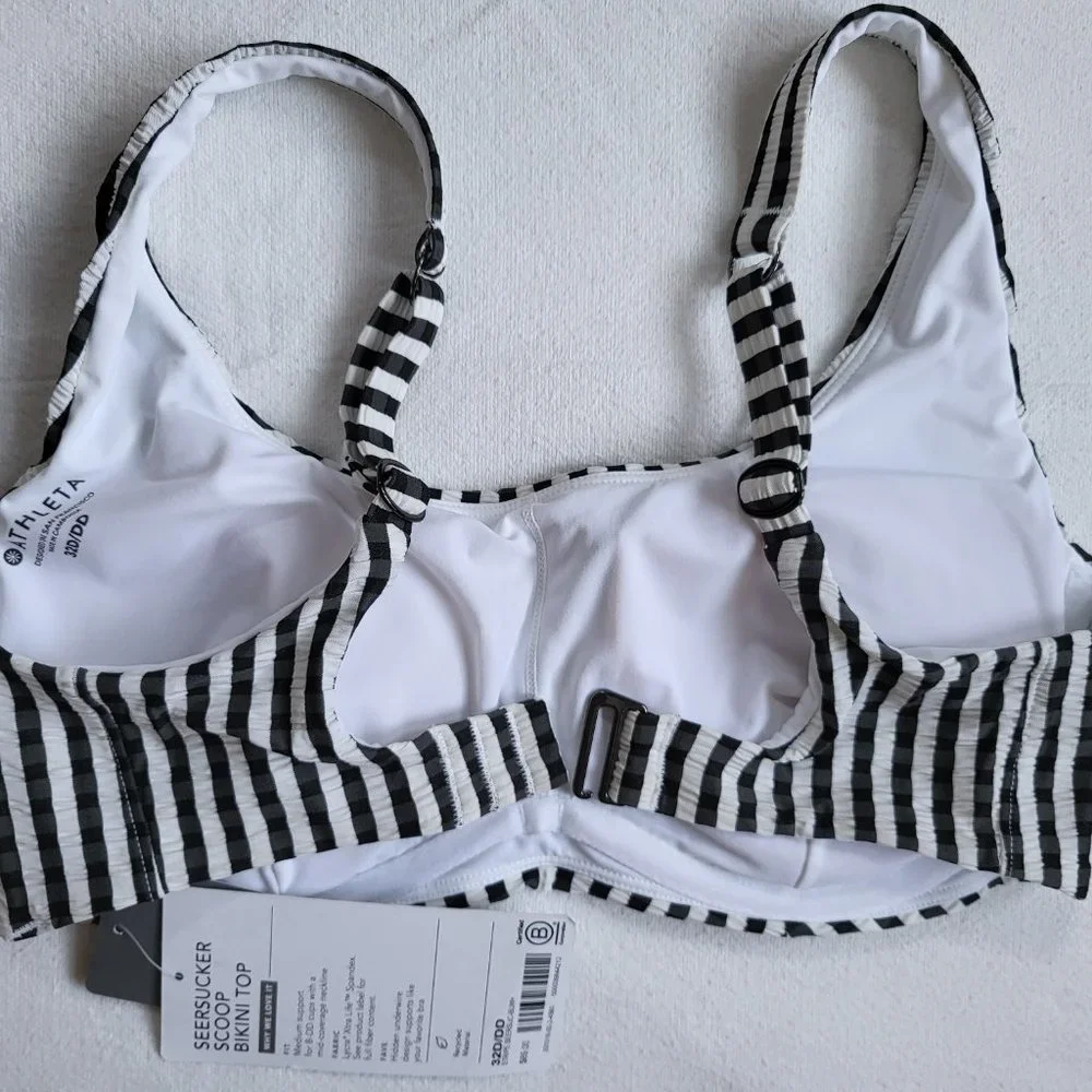 NWT Athleta Underwire Scoop Bikini Top, 32D/DD (34C, 32E) - Picture 5 of 7